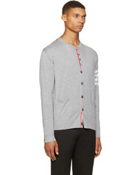 Мужской серый кардиган от Thom Browne