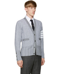 Мужской серый кардиган от Thom Browne