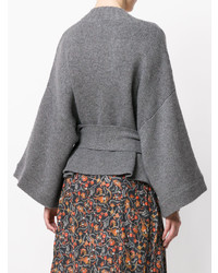 Женский серый кардиган от Le Kasha