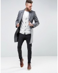 Мужской серый кардиган от Asos