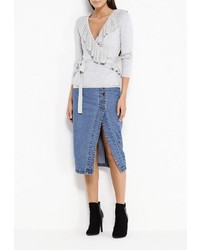 Женский серый кардиган от LOST INK