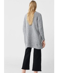 Женский серый кардиган от Mango