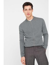 Мужской серый кардиган от Mango Man