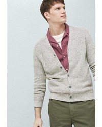 Мужской серый кардиган от Mango Man