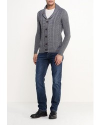 Мужской серый кардиган от Mythic