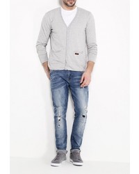 Мужской серый кардиган от Pepe Jeans