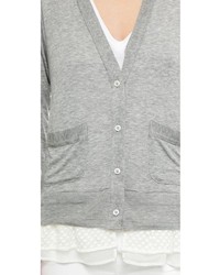 Женский серый кардиган от Clu