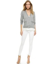 Женский серый кардиган от Clu