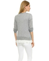 Женский серый кардиган от Clu