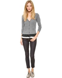 Женский серый кардиган от Clu