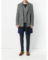 Мужской серый кардиган от Zanone