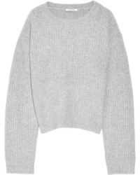 Женский серый кашемировый вязаный свитер от Protagonist