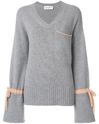 Женский серый кашемировый свитер от Antonia Zander