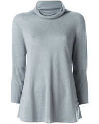 Женский серый кашемировый свитер от Armani Collezioni