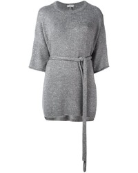 Женский серый кашемировый свитер от Brunello Cucinelli