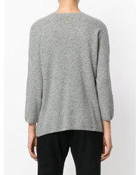 Женский серый кашемировый свитер от Oyuna