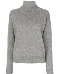 Женский серый кашемировый свитер от Dolce & Gabbana