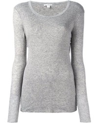 Женский серый кашемировый свитер от James Perse