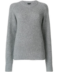 Женский серый кашемировый свитер от Joseph