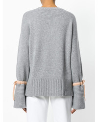 Женский серый кашемировый свитер от Antonia Zander