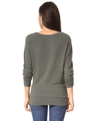 Женский серый кашемировый свитер от Cupcakes And Cashmere