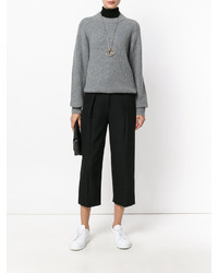 Женский серый кашемировый свитер от Joseph