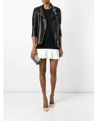 Серый клатч из плотной ткани от Jimmy Choo