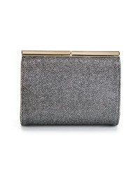 Серый клатч из плотной ткани от Jimmy Choo