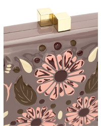 Серый клатч с принтом от Serpui