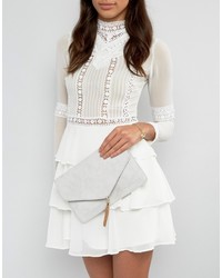 Серый клатч от Asos