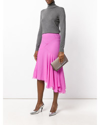 Серый клатч от Casadei