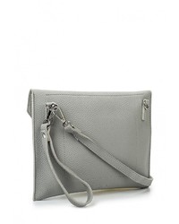 Серый кожаный клатч от Befree