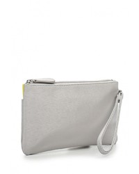 Серый кожаный клатч от Dorothy Perkins