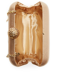 Серый кожаный клатч от Inge Christopher