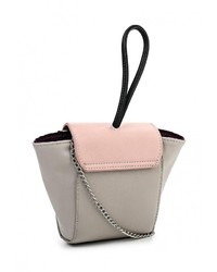 Серый кожаный клатч от Ors Oro