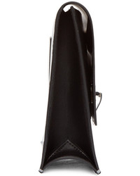 Серый кожаный клатч от Proenza Schouler