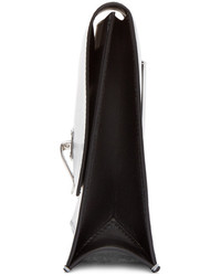 Серый кожаный клатч от Proenza Schouler