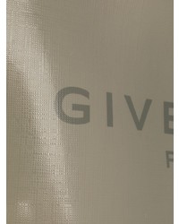 Мужской серый кожаный мужской клатч от Givenchy