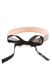 Женский серый кожаный ремень