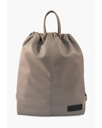 Женский серый кожаный рюкзак от BB1
