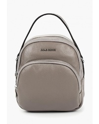 Женский серый кожаный рюкзак от Dino Ricci