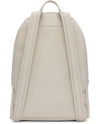 Женский серый кожаный рюкзак от Pb 0110