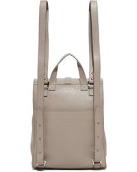 Женский серый кожаный рюкзак от Meli-Melo