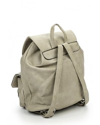 Женский серый кожаный рюкзак от Paolo