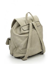 Женский серый кожаный рюкзак от Paolo