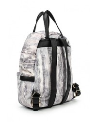 Женский серый кожаный рюкзак от Paolo