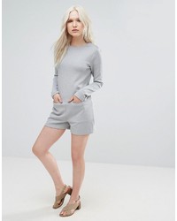 Серый комбинезон с шортами от d.RA