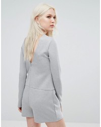 Серый комбинезон с шортами от d.RA