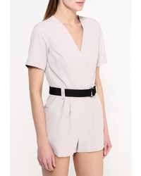 Серый комбинезон с шортами от Topshop