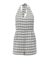 Серый комбинезон с шортами